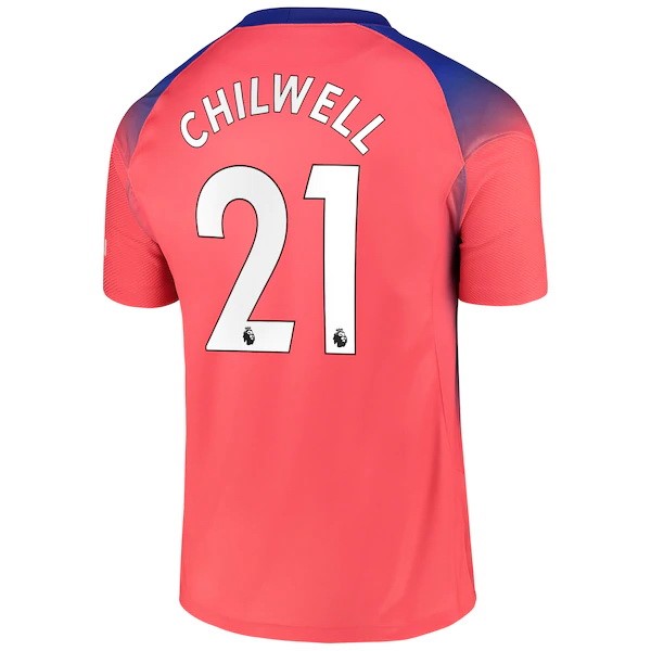 Camiseta Chelsea NO.21 Chilwell 3ª 2020-2021 Naranja